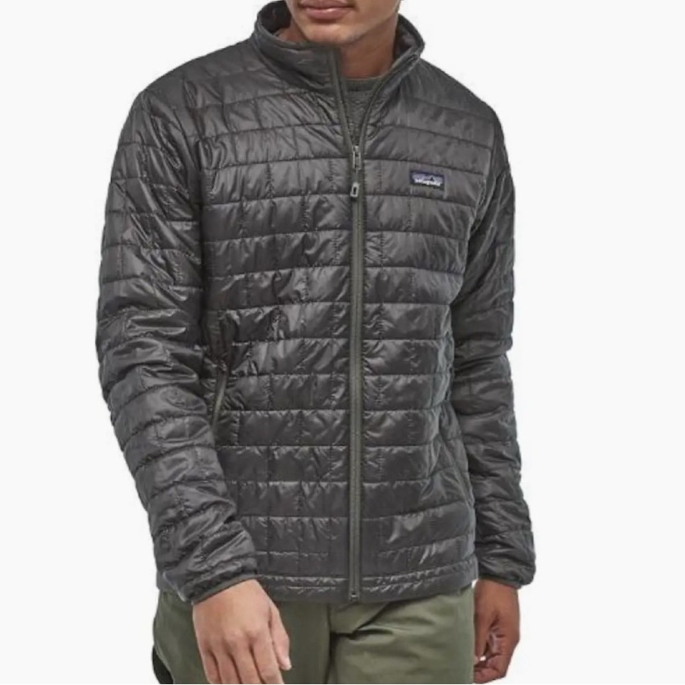 Patagonia Men's Nano Puff Jacket Grey Color Sz S